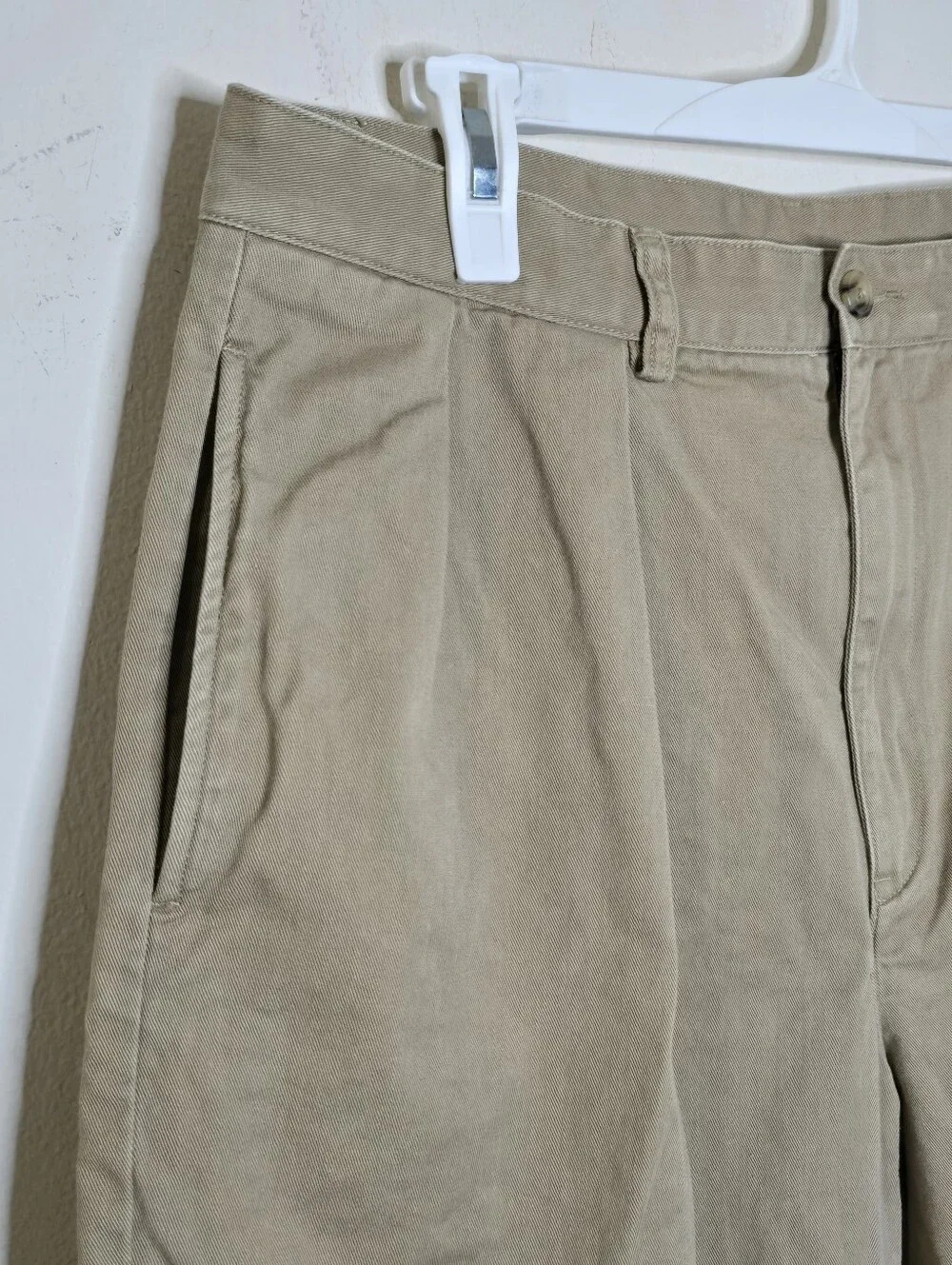 Polo Ralph Lauren Polo Chino Shorts Men's Size 34 Khaki Pleated 100% Cotton